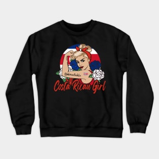 Costa Rican Girl Crewneck Sweatshirt